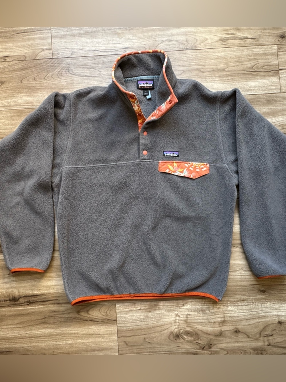 PATAGONIA Men's Lightweight Synchilla® Snap-T® Pullover Style #25580 Size Small - Picture 2 of 12